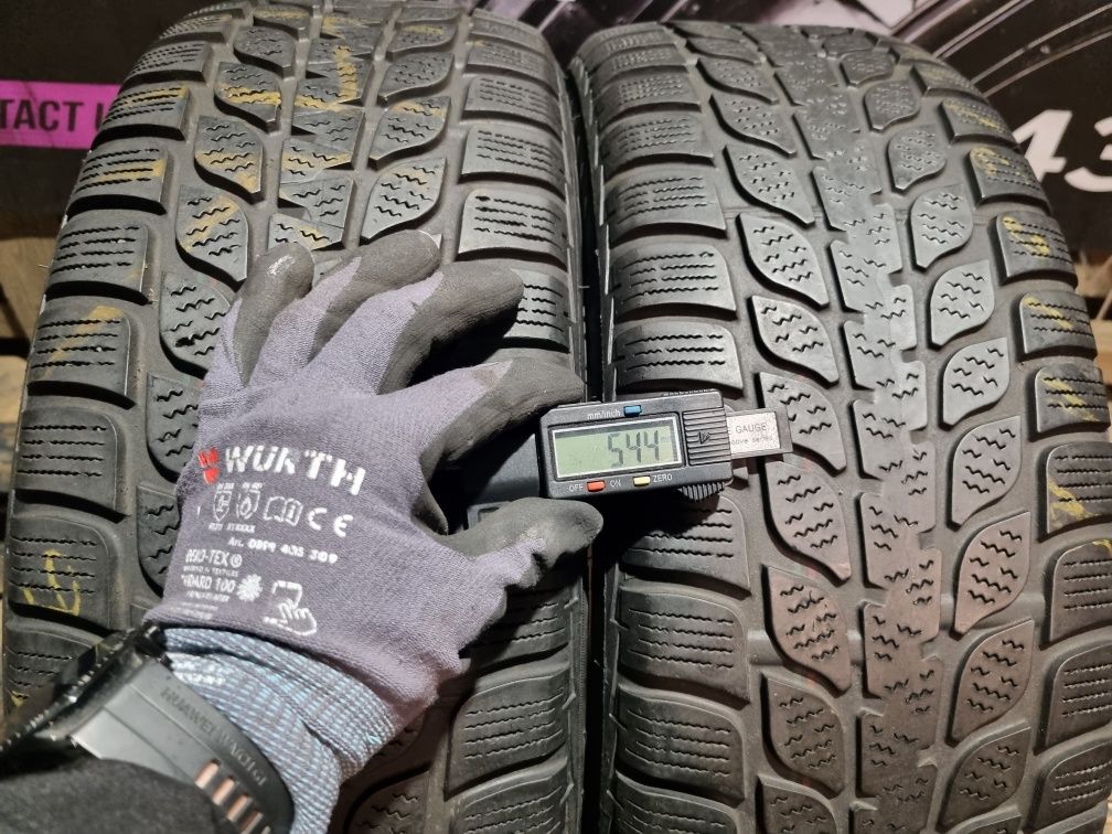 2 Anvelope Bridgestone 195.60.16 m+s iarnă 5,5 mm profil