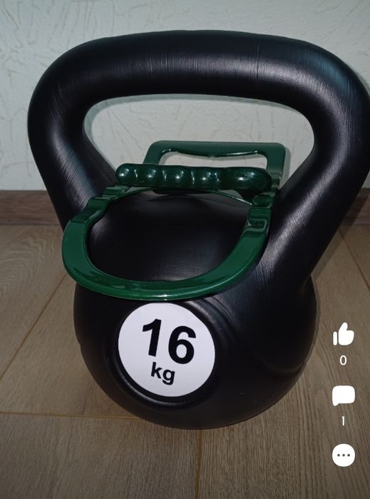 Заводская Гиря на 16 кг/Гантели разборные/штанга