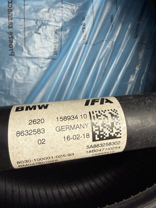 Преден кардан БМВ Х3 G01 2019г