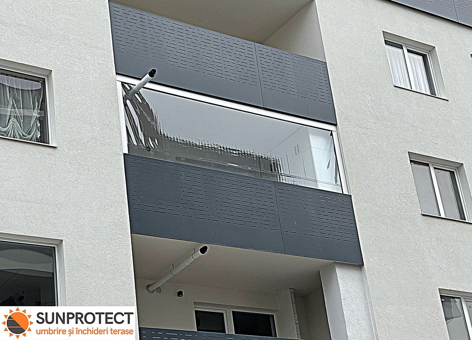 Folie Transparenta PVC. Rulou casetat, Rulou Simplu, Panou cu butoni.