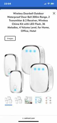 Sonerie Wireless, 2 receptori si 2 transmitatori