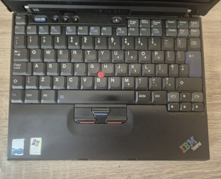 Pentru colectionari IBM X40 wind xp Intel Pentium baterie ok