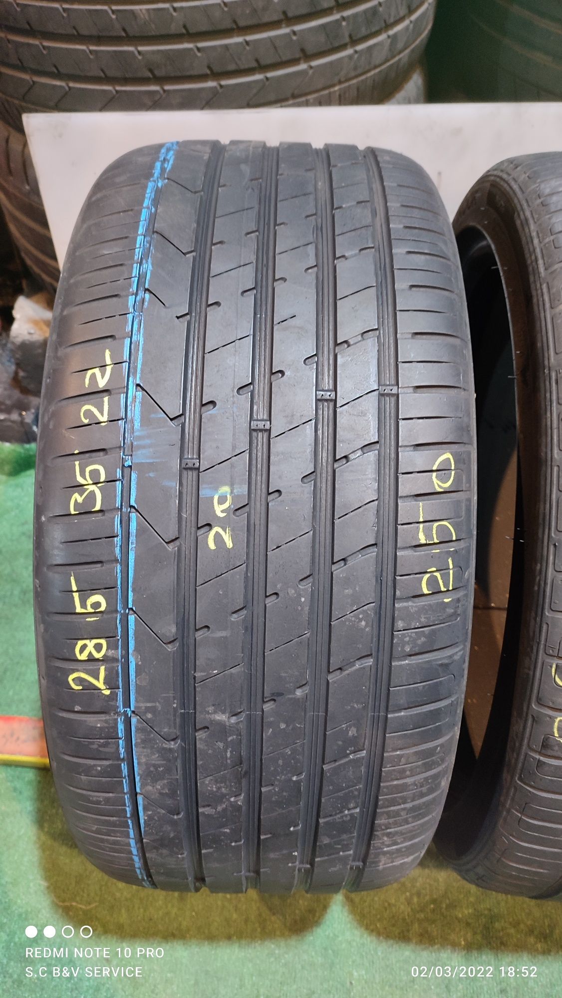 285 35 r22 hankook