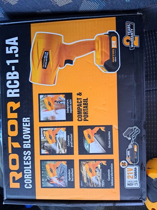 Suflanta aer Portabilă cu acumulator