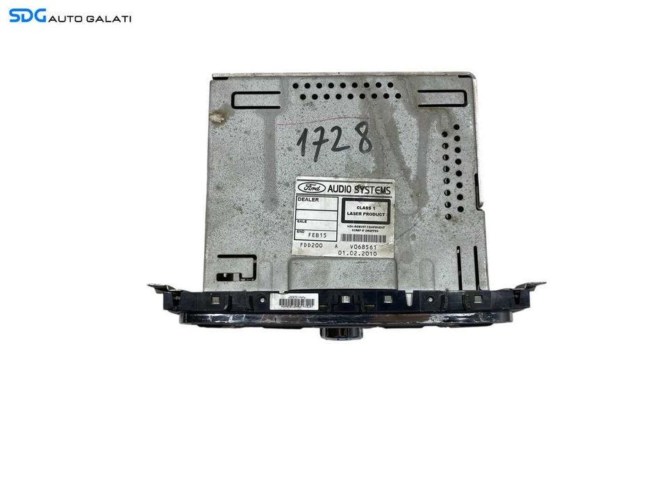 Radio CD Player Ford Focus 2 2004 - 2010 Cod 7M5T-18C815-BC 7M5T18C815BC (Butoane Sterse) [L6481]