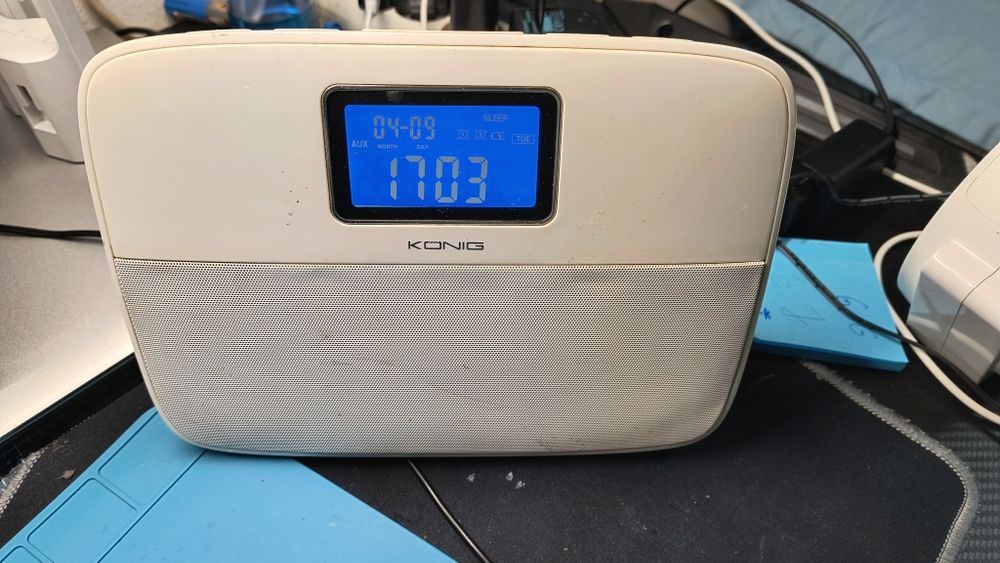 Aparat de birou cu Radio, ceas, bt-Konig