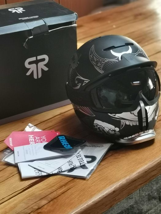 Vând Casca Ski Ruroc RG1-DX Platinum Ronin YL/S