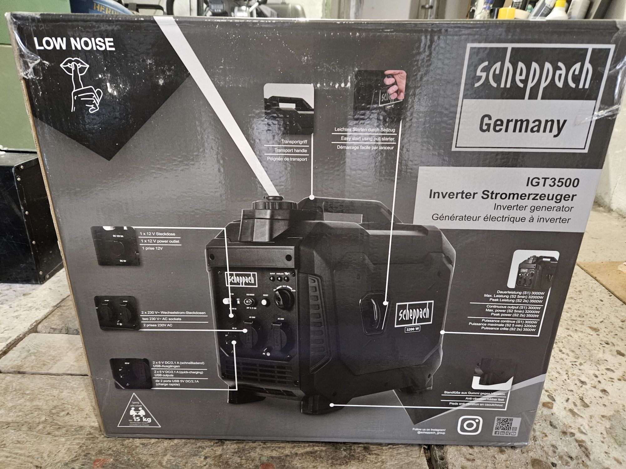 Инверторен генератор за ток 3. 5 kw