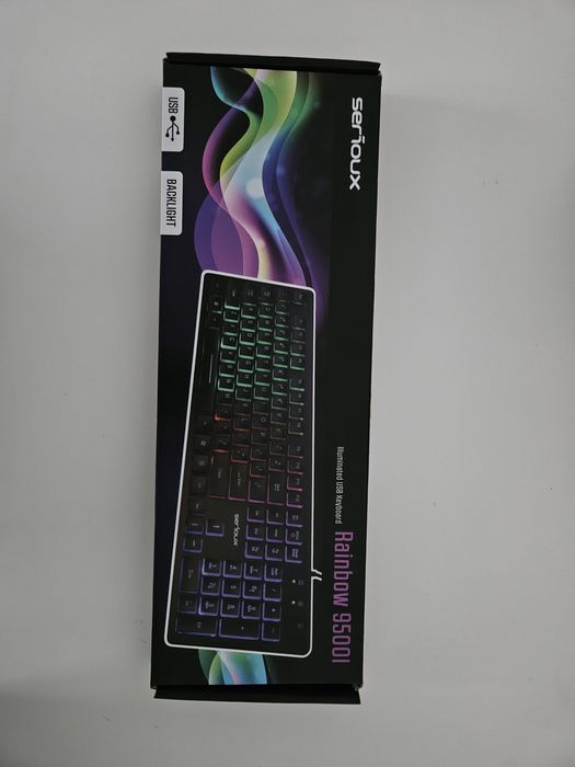 Tastatura Serioux 9500i, Iluminata, USB