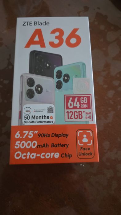 Телефон ZTE Blade A36