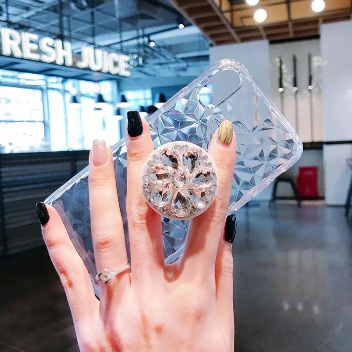 Husa din silicon cu pietricele pt Samsung Galaxy S9 , S9+ , S9 plus