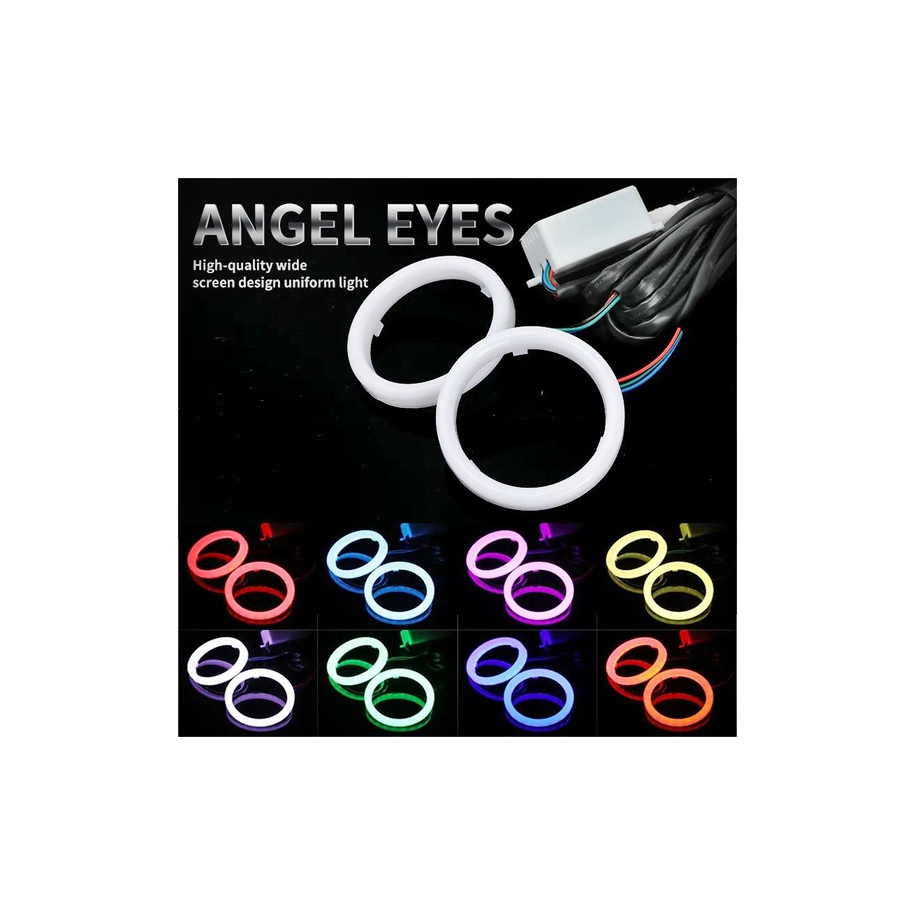 Inele angel eyes LED COB 12V waterproof Diametru