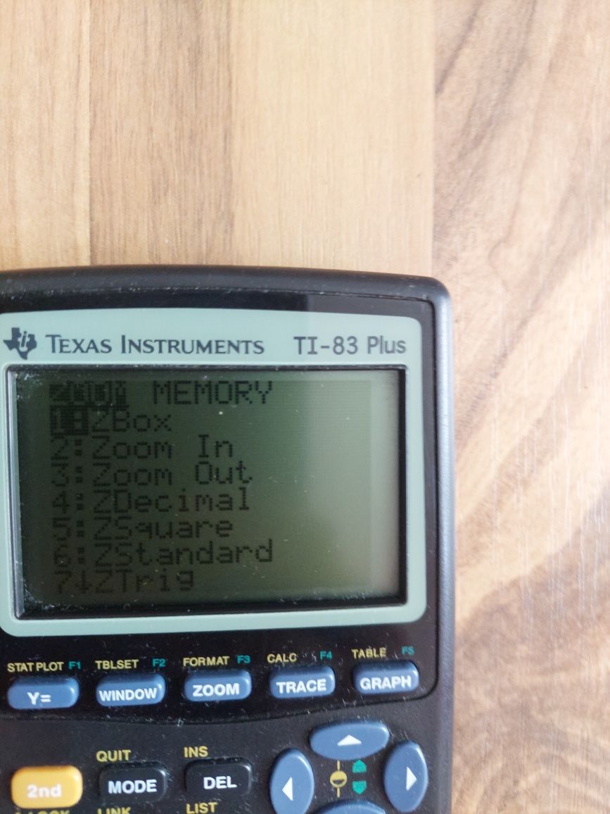 Calculator birou cu grafica și funcții, texas instruments ti-83 plus