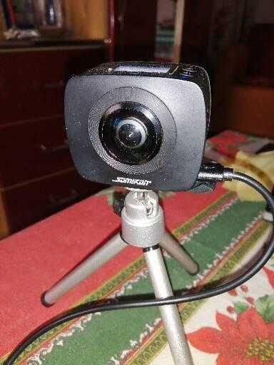 Camera 360 Somikon Cameră Full-HD-Action-360 ° cu 2 lentile wifi