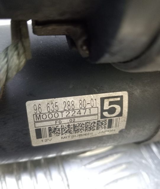 Electromotor 1.6 hdi 96635288 Citroen C4 prima generatie (facelift) s