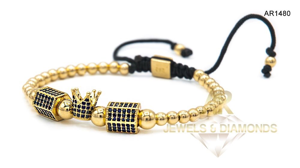 Bratara Aur 14 K Crown Collection ARJEWELS(AR1480)