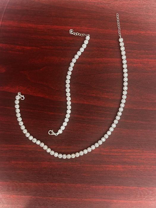 argint s925 colier si bratara