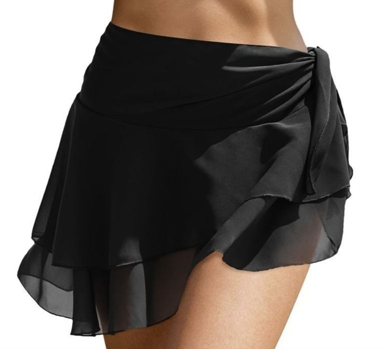 Женская юбка на завязках