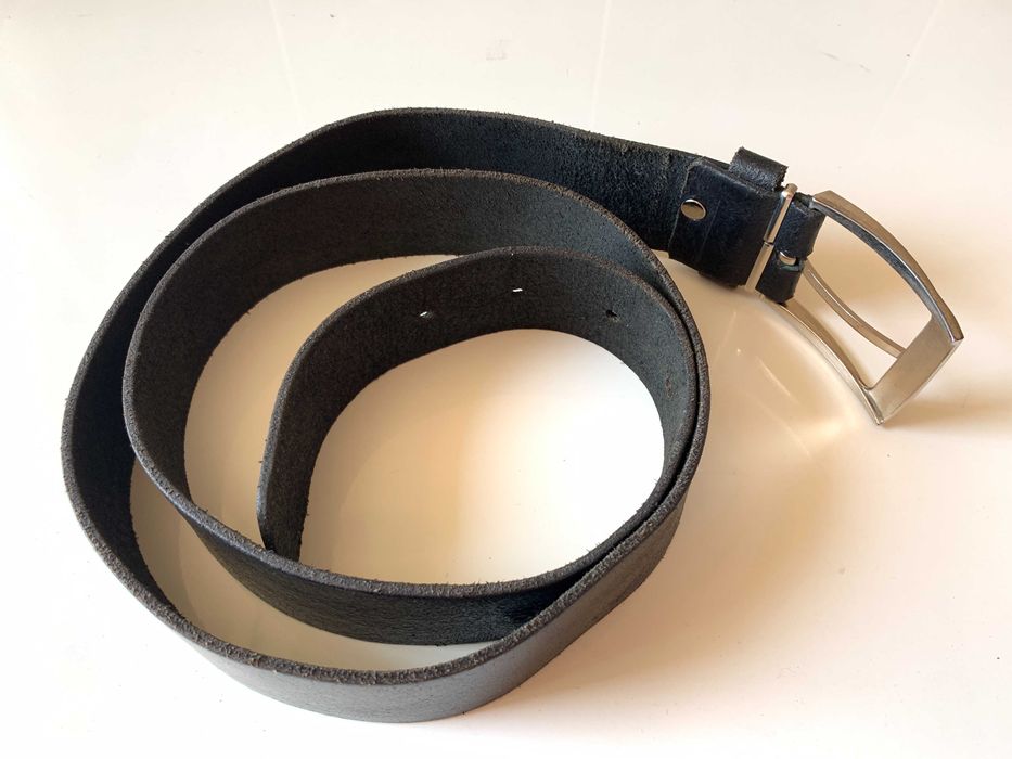 Curea din piele naturala neagra pt barbati