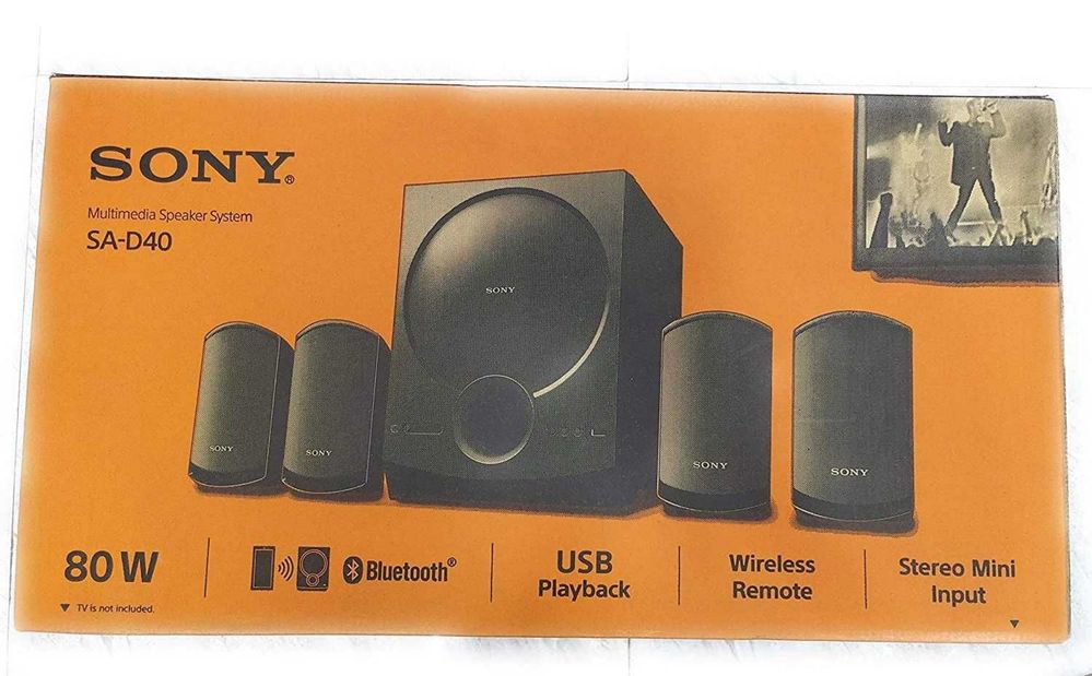 Акустические системы Sony SA-D40, для домашнего кинотеатра