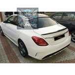 Лип Спойлер багажник Mercedes C class W205 AMG стил мерцедес ц класа