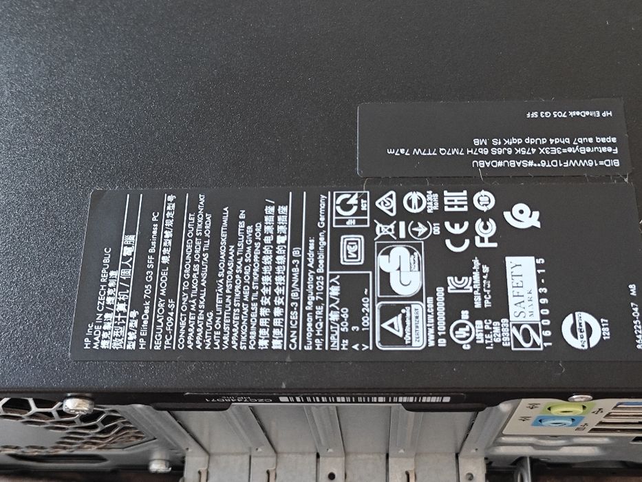 Calculator HP Elitedesk cu socket AM4