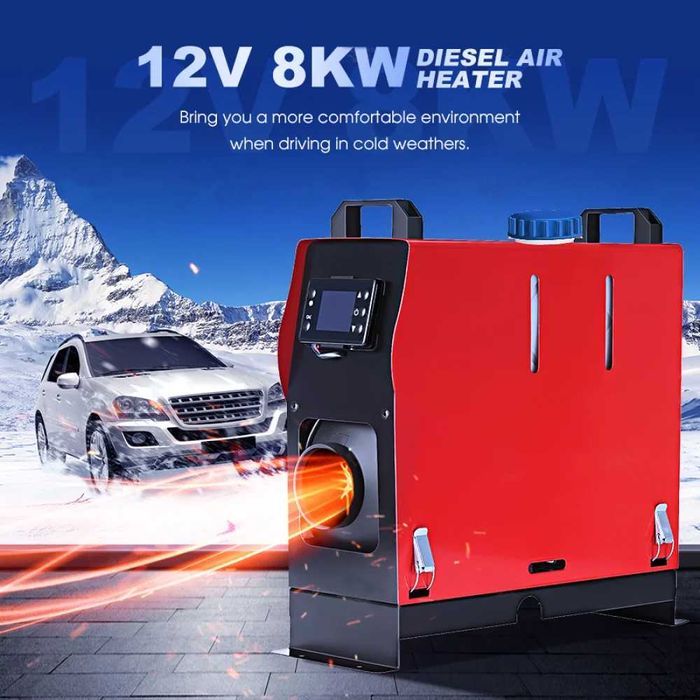 Преносима дизелова печка на нафта, за отопление 5kW 8KW/12V А178