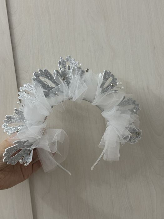 Ободок снежинка