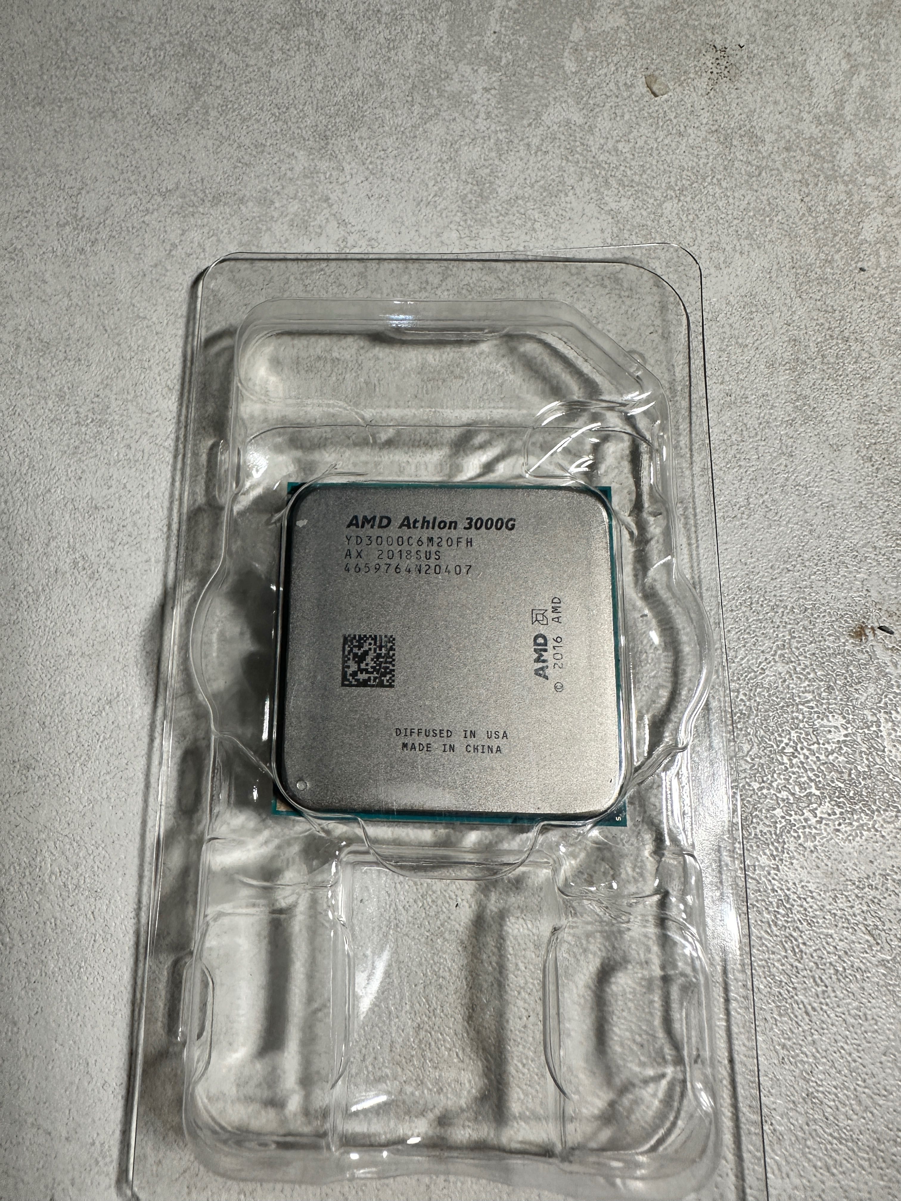 AMD Athlon 3000G + охладител