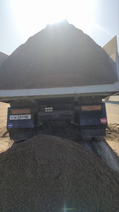 Gisht,qum, sheben,  shagʻal, kleniz, tuproq, kampot.
Barchasini yetkaz