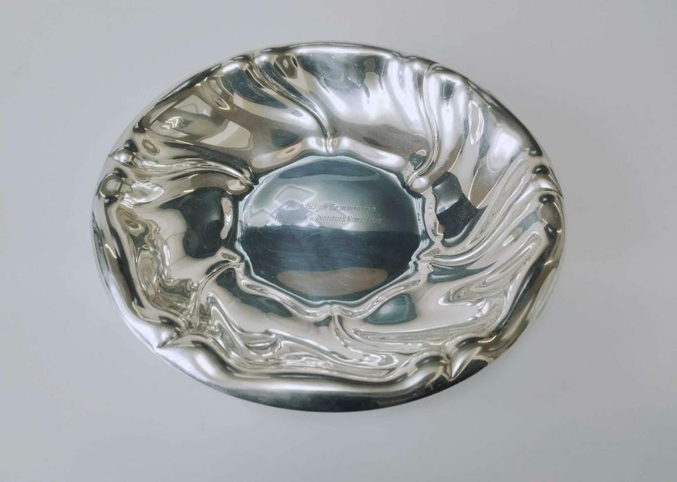 Fructiera farfurie bol Argint 800 masiv , tava , Otto Wolter Germania