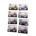 Cuburi pentru Aprins Focul mvd, 8 cutii, Set 384 pastile aprinzatoare