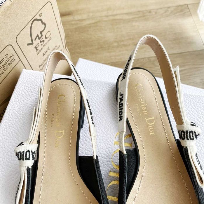 Sandale Christian Dior J'Adior flat, marimi 38,39, pantofi Premium