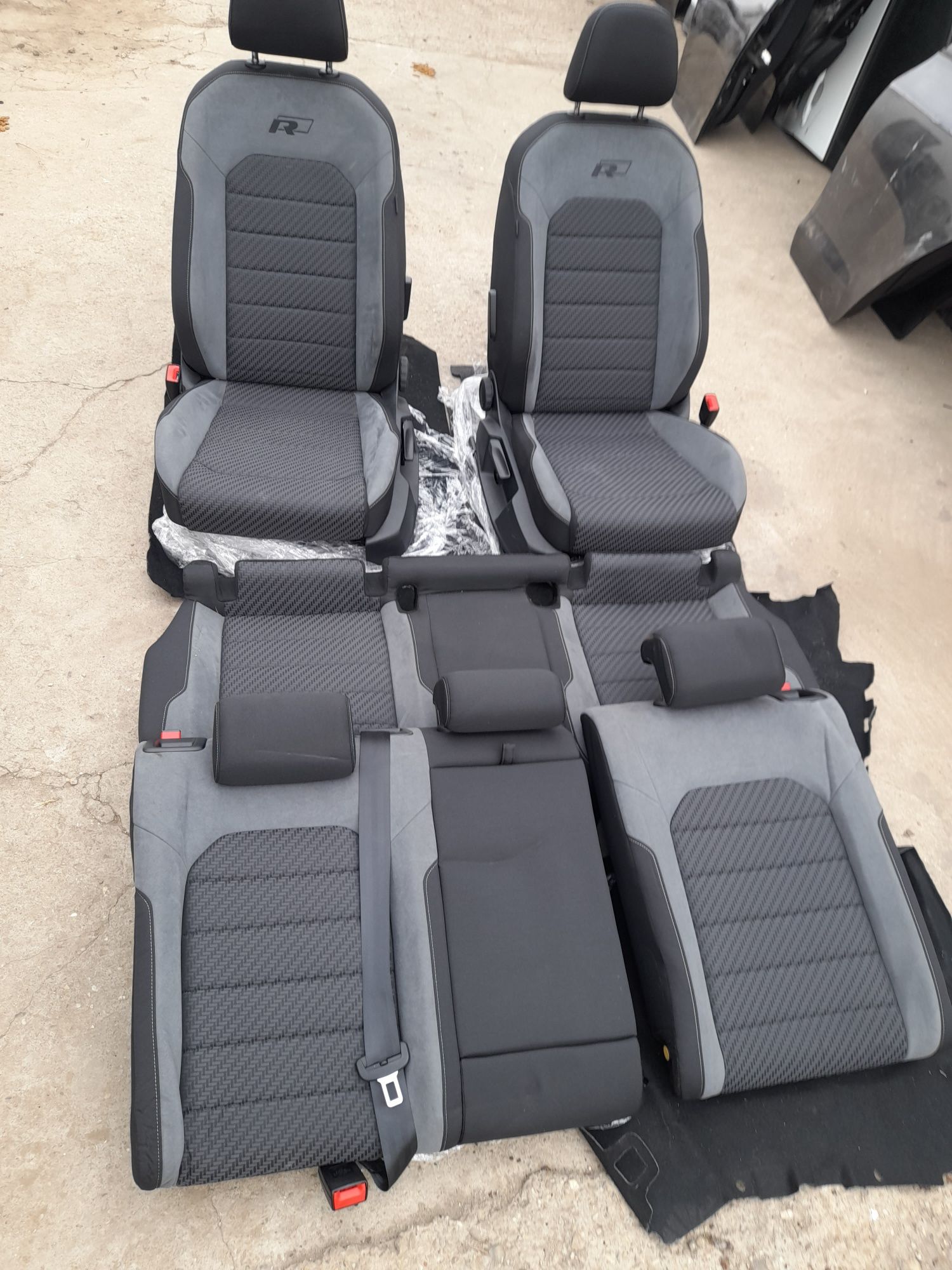 Set scaune + banchete Volkswagen Golf 7 R line an de fabricatie 2019