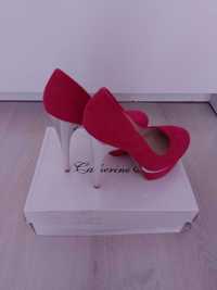 Pantofi damă, eleganți,culoare roșu
