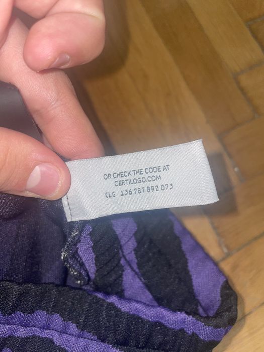 Pantaloni Palm Angels Zebra