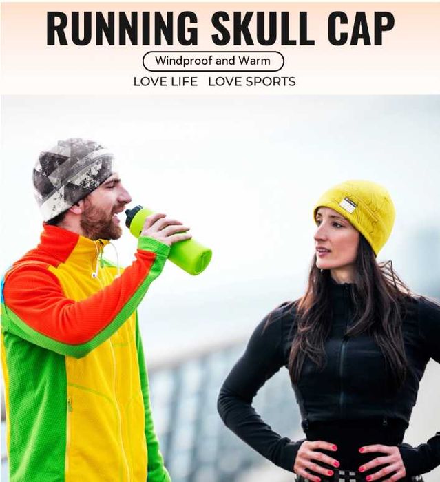 Зимна шапка за спорт WRELS I Бягане и активности на открито