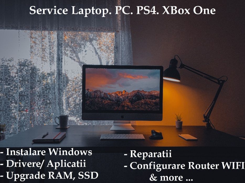 Mentenanta Asamblare Curatare PC/ Laptop/ consola PS4 PS5 la domiciliu
