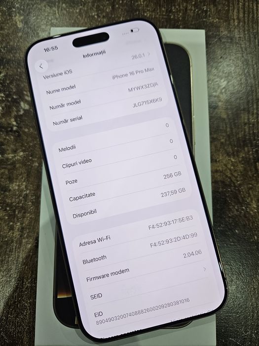 iPhone 16 Pro max Desert Titanium 256