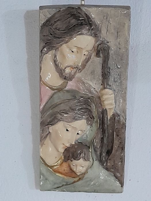 Placheta din ceramica pictata manual,