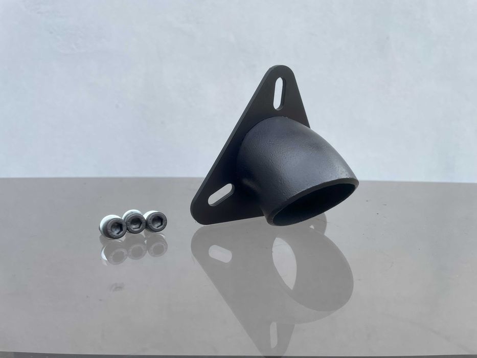 Tips Evacuare Scurt ATV Segway AT6, Otel 48 mm, Negru Mat