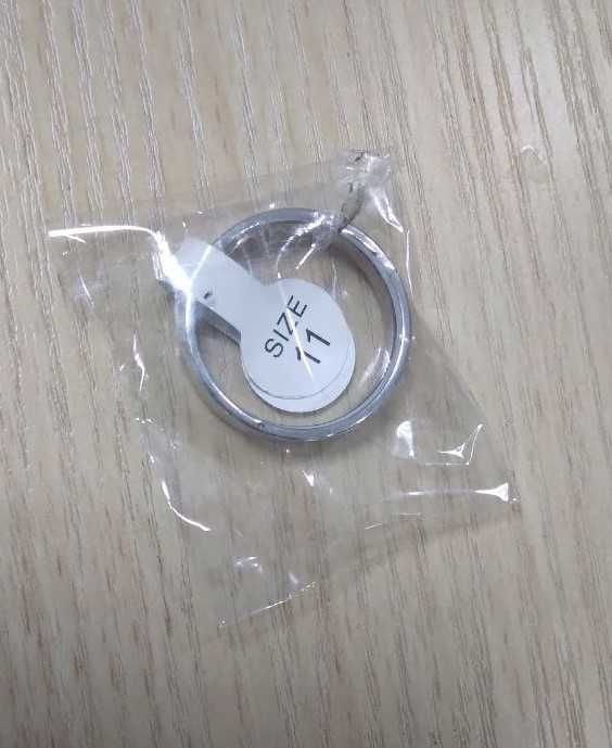 Кольцо из нержавейки, размер 11, новое