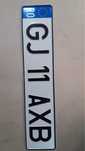 Numere auto distantate sau normale ornamentale