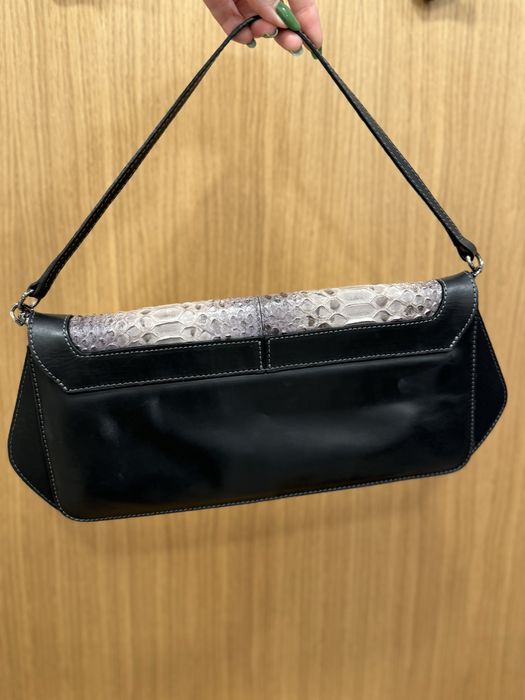 Чанта baldinini ест кожа и питон ,слагана 1път