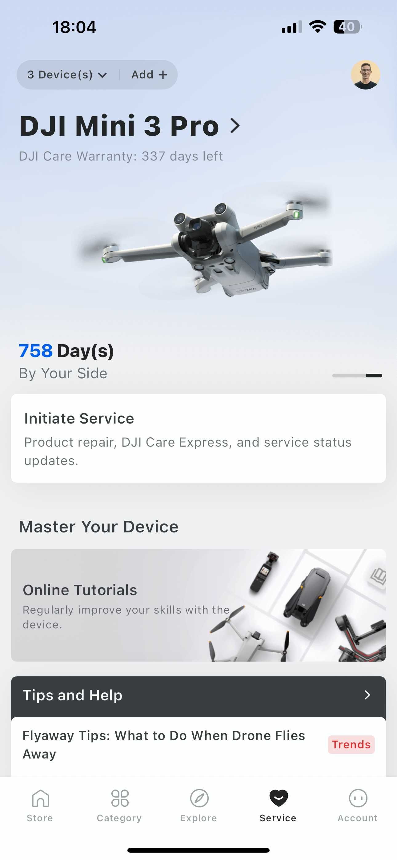 DJI Mini 3 Pro Fly More Combo + DJI Care до 07.2026 + аксесоари