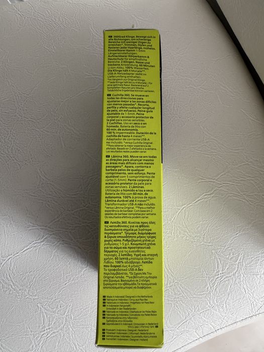 One Blade 360- aparat de ras-tuns- 2 rezerve