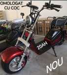 Scuter electric nou Red metalic