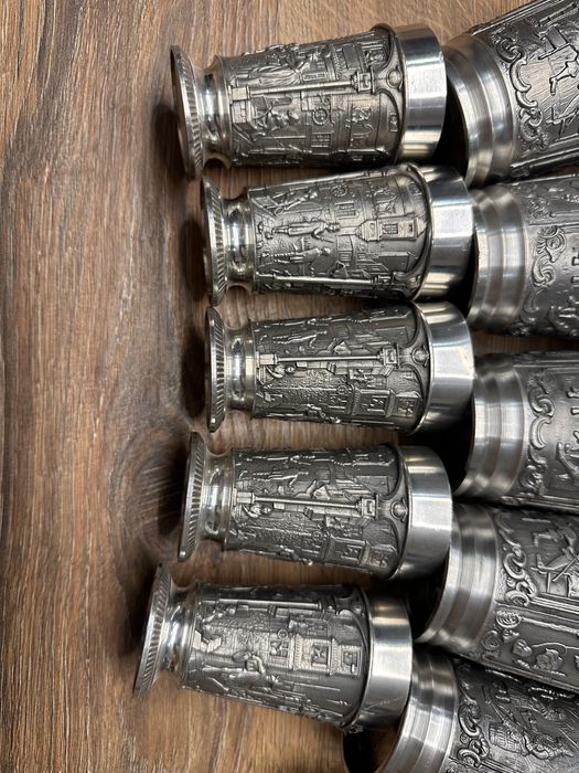 Vand carafe pocal pahar zinc (arta, decor, vin, zinc, vintage)
