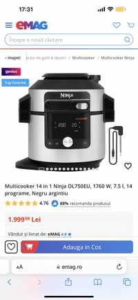 Multicooker Ninja Foodi 14 in 1 OL750EU