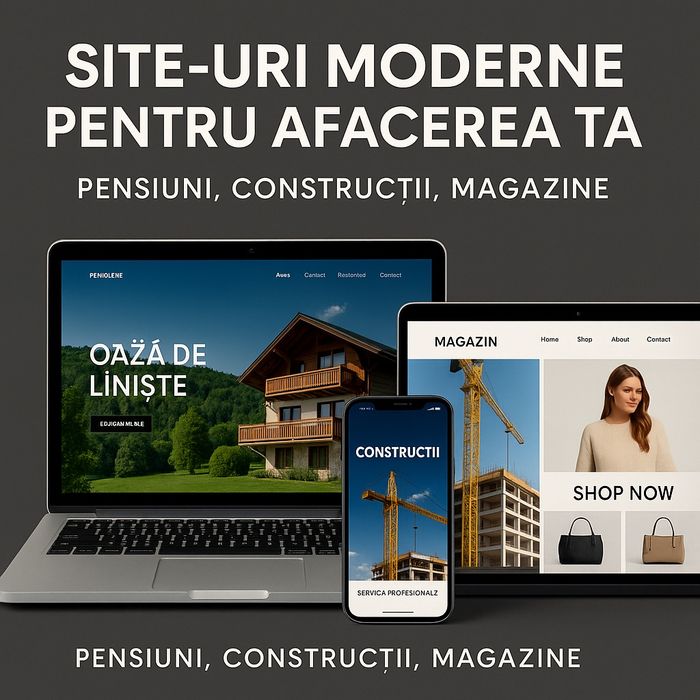 Web design si prezentare a afacerii